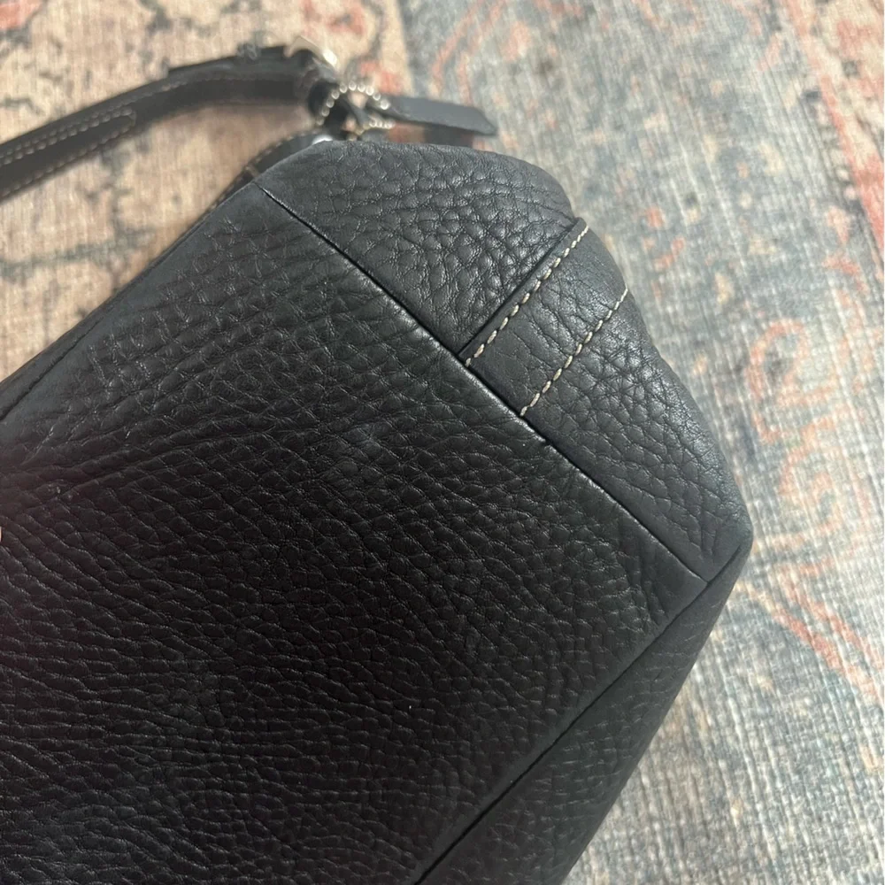 Coach Black Leather Shoulder Bag - Picture 10 of 13